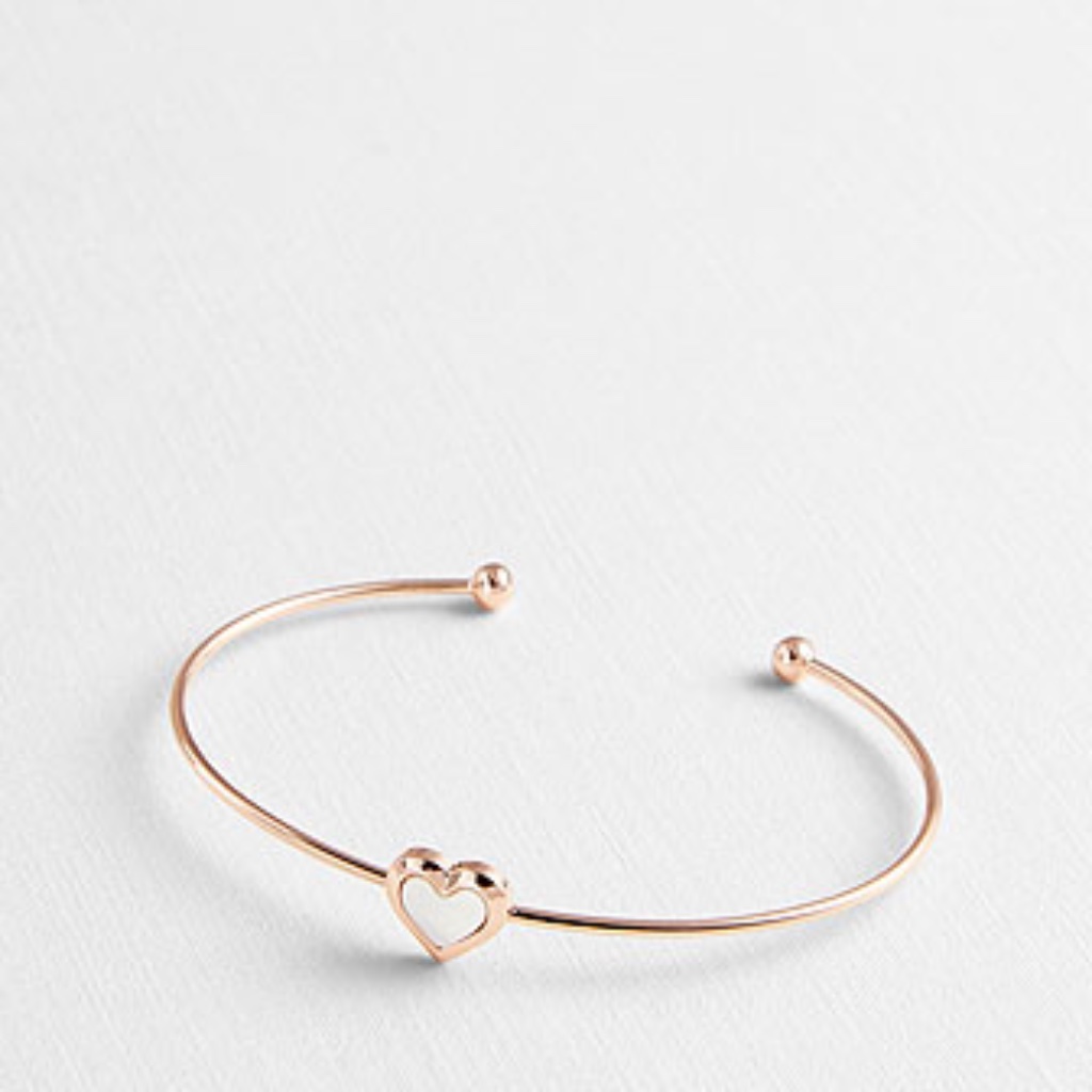 Ted Baker Heshra Mother Of Pearl Heart Cuff 59$